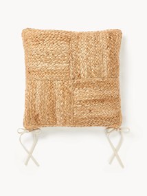 Stoelkussen Bono van jute, 2 stuks