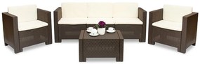 Tuinmeubelset Colorado Coffee 5 bruin Bica