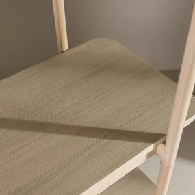 Openkast Met Vijf Planken Whitewash - 120x40x190cm.