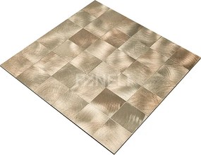 Zelfklevende Steenstrip Mozaiek BloQ Goud - 30.5 cm x 30.5 cm x 0.40 cm | 0.5 kg | Paneli zelfklevende steenstrips