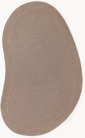 Handgetuft wollen vloerkleed Kadey in organische vorm