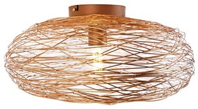 Design plafondlamp koper ovaal - Sarella