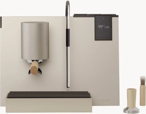 Espressomachine youn silver-beige, maple