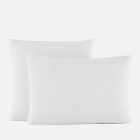 Effen kussensloop in katoen/gewassen linnen, Marnie