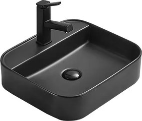 Mexen Sofia opbouw wastafel 50 x 40 cm, zwart mat - 22155085