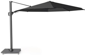 Zweefparasol  3.5m T2 premium (excl. voet) Zwart Platinum Challenger