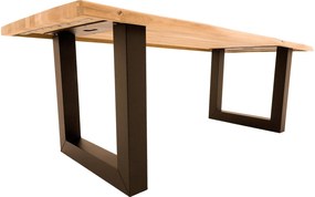 Goossens Eettafel Blade, Boomstamblad 180 x 90 cm 5 cm dik