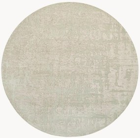 Rond jacquard in- & outdoor vloerkleed Baobab, wasbaar