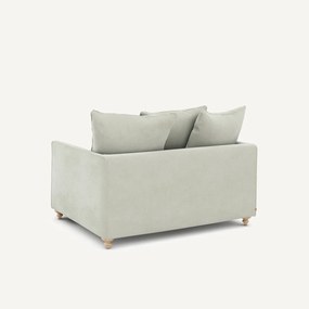 2-zits slaapbank in stonewashed fluweel, Lazare