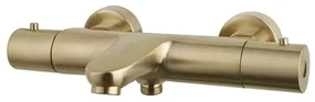 Wiesbaden Caral thermostatische badmengkraan geborsteld messing 29.5931