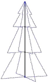 vidaXL Kegelkerstboom 240 LED's binnen en buiten 118x180 cm