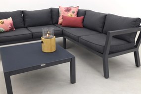 Calgary aluminium loungeset - Carbon