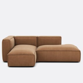 Loungebank, rechts, ribfluweel, Seven