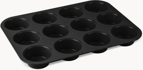 Muffinvorm Matte Black met antiaanbaklaag