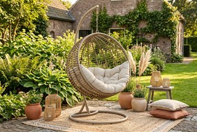Coco Dream Hangstoel Wicker Zand/Beige