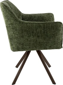 Draaibare Eetkamerstoel Groen