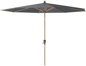 Platinum Riva stokparasol 3 m. rond - Teak Antraciet