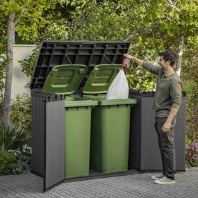 Keter Store it Out Darwin opbergbox 1100L - donkergrijs