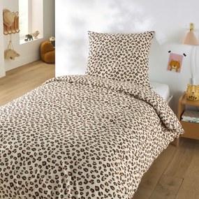 Katoenen bedset voor kinderen, vierkante kussensloop, Leopold