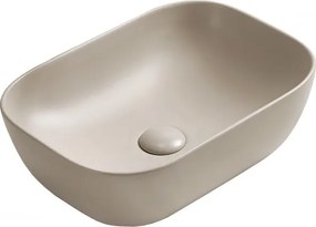 Mexen Rita opbouw wastafel 45 x 32 cm, beige mat - 21084566