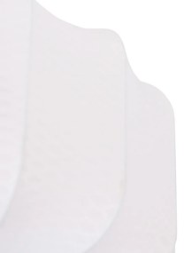 Stoffen Japandi plafondlamp wit 40cm - MadleineJapandi E27 Scandinavisch rond Binnenverlichting Lamp