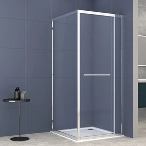 Badstuber Tono douchecabine met schuifdeur 90x90cm chroom