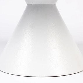 Zuiver Floss Ronde Salontafel Wit Aluminium - 60 X 60cm.