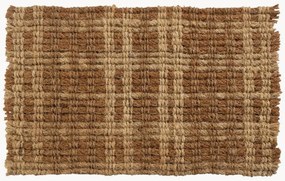 Handgemaakte kokos deurmat Plaid