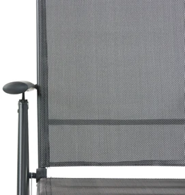 Tuinset 6 personen 210 cm Aluminium/textileen Grijs Domani Furniture Manu/Venustas