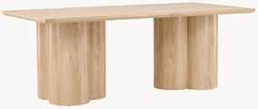 Eettafel Olivia met houtlook, 210 x 100 cm