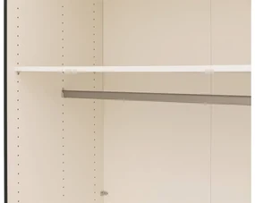Goossens Kledingkast Easy Storage Sdk, 153 cm breed, 220 cm hoog, 2x 3 paneel schuifdeuren