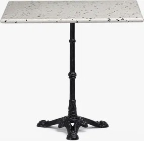 Vertuo Terrazzo Bartafel Zwart & Vierkant & Ivoorkleurig Terrazzo - Zwart - Sklum