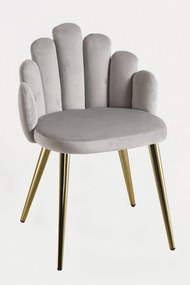 Hand Goud Fluwelen Stoel