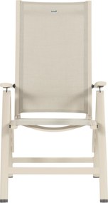 Royal Club Full Alu Recliner Loft-beige Aluminium Zand/Beige