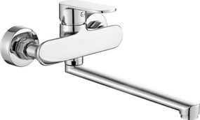 Mexen Milo badkraanknop lange uitloop, chroom - 71335-00