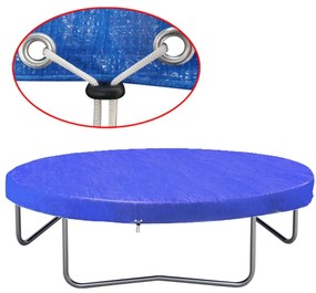 vidaXL Trampolinehoes 360-367 cm 90 g/m² PE