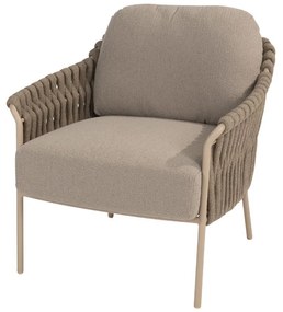 4 Seasons Outdoor Comino low dining chair latte SALE Tuinstoel beige weerbestendig