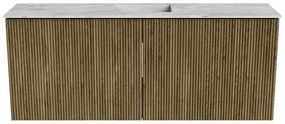 Mondiaz Joya DLux 100cm toiletmeubel dusk met wastafel faye midden 1 kraangat glace