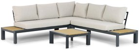 Loungeset 5 personen Aluminium Grijs Lifestyle Garden Furniture Navarra