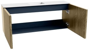 Mondiaz Joya 100cm toiletmeubel dusk met wastafel faye midden 1 kraangat talc