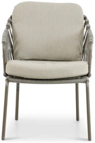 Tuinset 4 personen  Aluminium/rope Taupe 4 Seasons Outdoor Capalbio/Sand