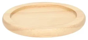 Onderzetter rond, rubberhout,Ø 9,5 cm