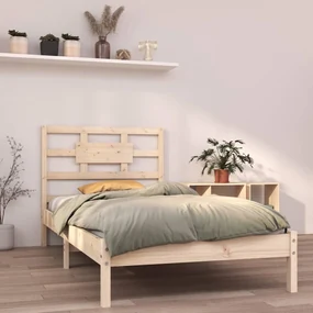 vidaXL Bedframe massief hout 100x200 cm