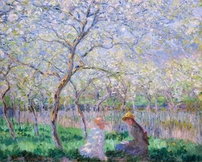 Kunstreproductie Springtime, 1886, Monet, Claude