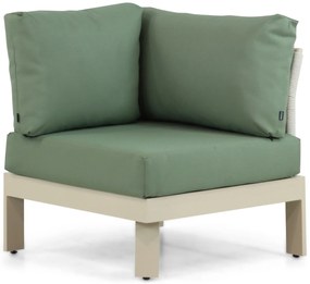 Hoek loungeset 6 personen Aluminium Taupe  Lifestyle Garden Furniture Lorenzo