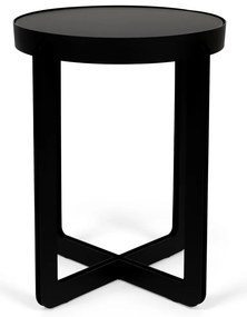 Zuiver Centre Black Design Bijzettafel Mat Zwart - 42.5 X 42.5cm.