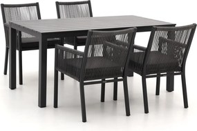 + 10% kassakorting | Diningset Manifesto | 4 personen | Tuinset aluminium | 5-delig | Kees Smit Tuinmeubelen