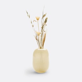 Afgeronde vaas in glas H14,5 cm, Iva