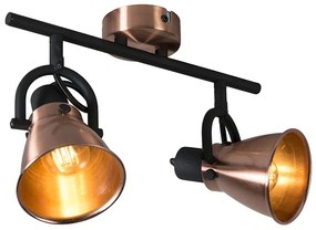 Klassieke Spot / Opbouwspot / Plafondspot koper - Jos 2 Design, Modern E14 Binnenverlichting Lamp