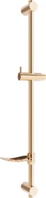 Mexen DF douchestang met zeepbakje 80 cm, roosgoud - 79382-60